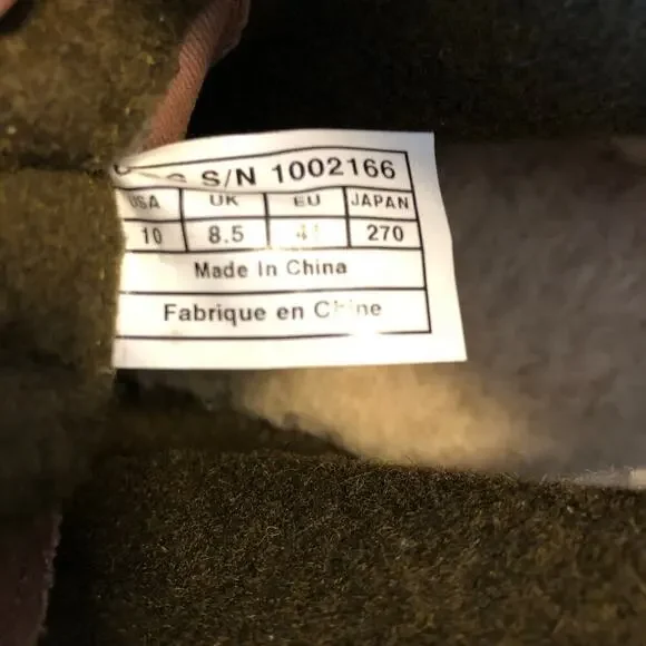 UGG Australia Calynda Seude Ankle Booties Womens Sz 10 Winter Cute Warm - Picture 9 of 10